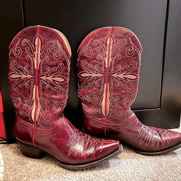 cavender’s Shoes Red Womens Cavenders Cowboy Boots Poshmark